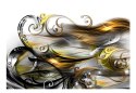 Fototapeta samoprzylepna - Żółto Szare Fale