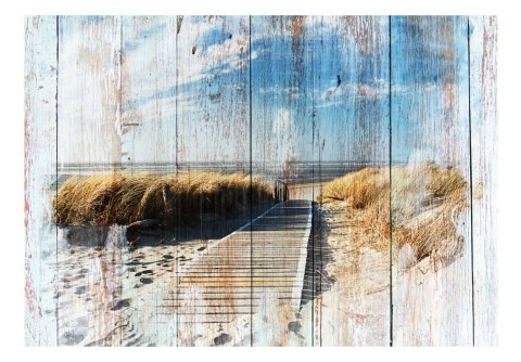 Fototapeta - Widok, Plaża, Deski Fototapeta - Widok, Plaża, Deski
