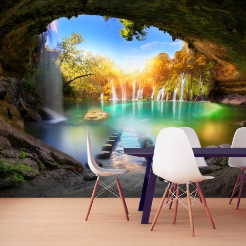 Fototapeta - Magiczne Jezioro, Skały Fototapeta - Magiczne Jezioro, Skały
