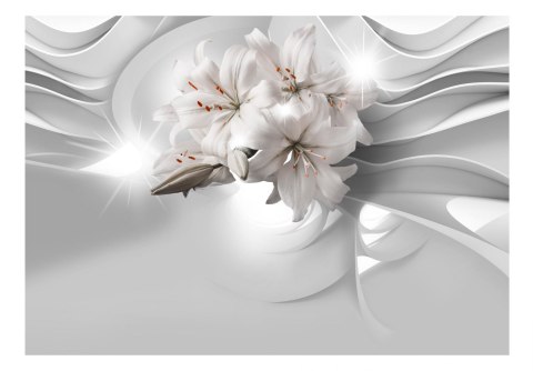 Fototapeta samoprzylepna - Białe Lilie 3D Fototapeta samoprzylepna - Białe Lilie 3D