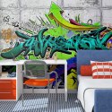 Fototapeta samoprzylepna - Zielone Graffiti