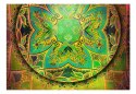 FOTOTAPETA SAMOPRZYLEPNA 3D NA ŚCIANĘ 196x140 Zielona Mozaika