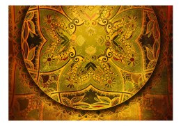 FOTOTAPETA SAMOPRZYLEPNA 3D NA ŚCIANĘ 196x140 Złota Mozaika