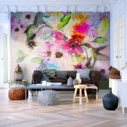 Fototapeta - Kolorowe Kolibry