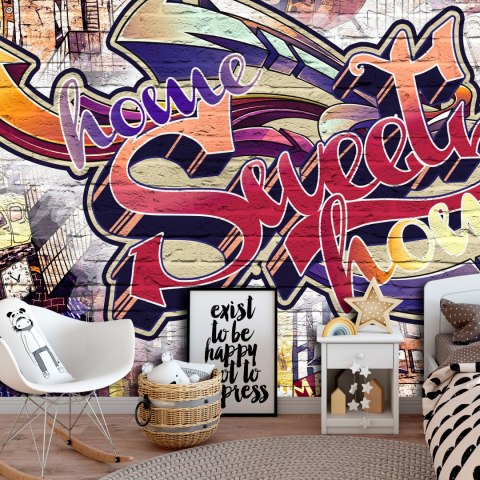 Fototapeta - Retro Graffiti, Jasne Fototapeta - Retro Graffiti, Jasne