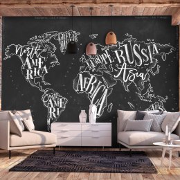 Fototapeta - Retro Mapa, Napisy