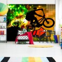Fototapeta - Rower, Kolorowy BMX