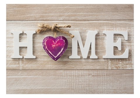 Fototapeta samoprzylepna - Home Fiolet Serce Fototapeta samoprzylepna - Home Fiolet Serce