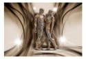 FOTOTAPETA SAMOPRZYLEPNA 3D NA ŚCIANĘ 196x140 Brązowe Figury