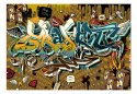Fototapeta - Żółte Graffiti