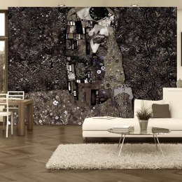 Fototapeta - Klimt - Pocałunek, Szary