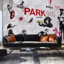 Fototapeta - Ściana Graffiti - Banksy