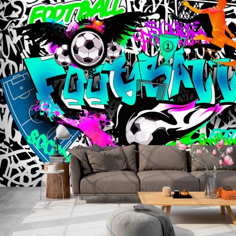 Fototapeta - Piłkarskie graffiti Fototapeta - Piłkarskie graffiti