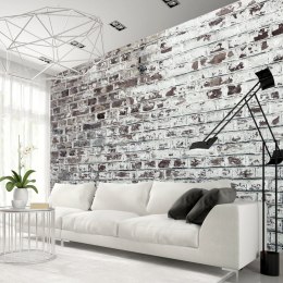 Fototapeta - Szary Ceglany Mur Loft