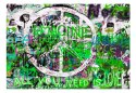 Fototapeta - Zielone Graffiti Pacyfka