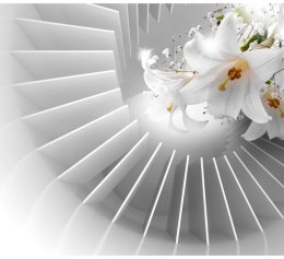 Fototapeta - Biała Lilia, 3D