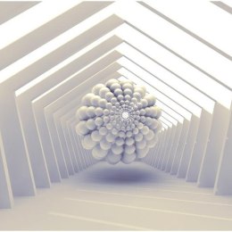 Fototapeta - Biała Optyczna 3D