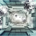 Fototapeta - Błękitny Tunel 3D