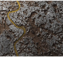 Fototapeta - Trójwymiarowa Mapa Rzymu