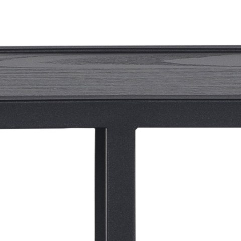 CZARNA WISZĄCA PÓŁKA DENMARK, 3 PÓŁKI, DO POKOJU, LOFT, METALOWA, 77 CM CZARNA WISZĄCA PÓŁKA DENMARK, 3 PÓŁKI, DO POKOJU, LOFT, METALOWA, 77 CM